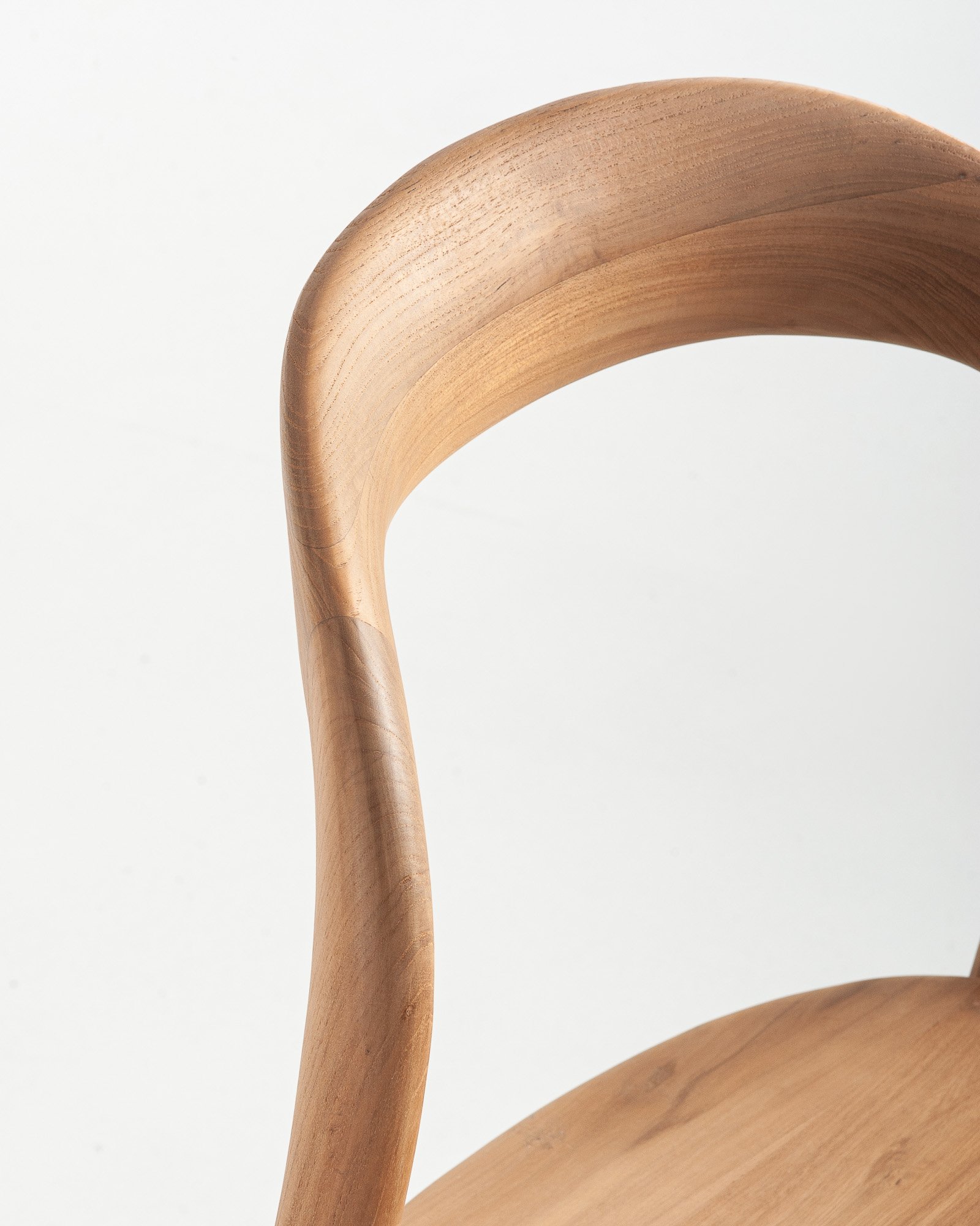 NEVA DINING CHAIR-WOODEN SEAT Thumbnail